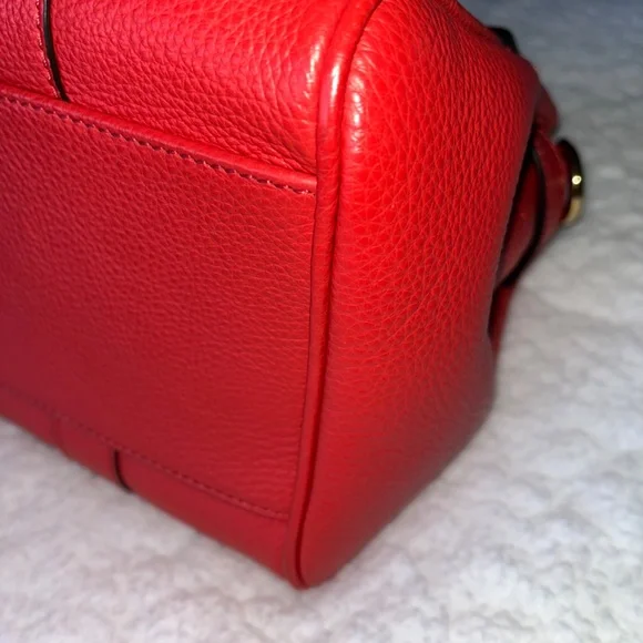 Authentic Mulberry Small Bayswater Red Leather Satchel Handbag - Picture 5 of 16